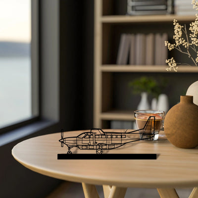 208-caravan Silhouette Metal Art Stand - Tinvibe