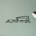 20 40 Tourer 1924 Classic Silhouette Metal Wall Art - Tinvibe