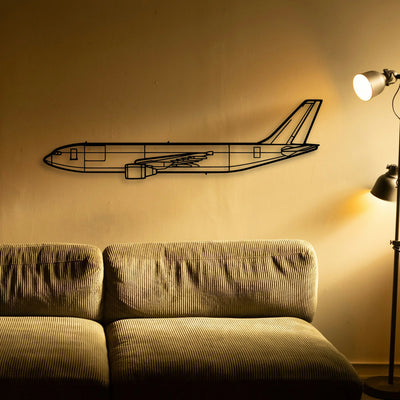 210 Centurion Classic Aircraft Silhouette Metal Wall Art - Tinvibe