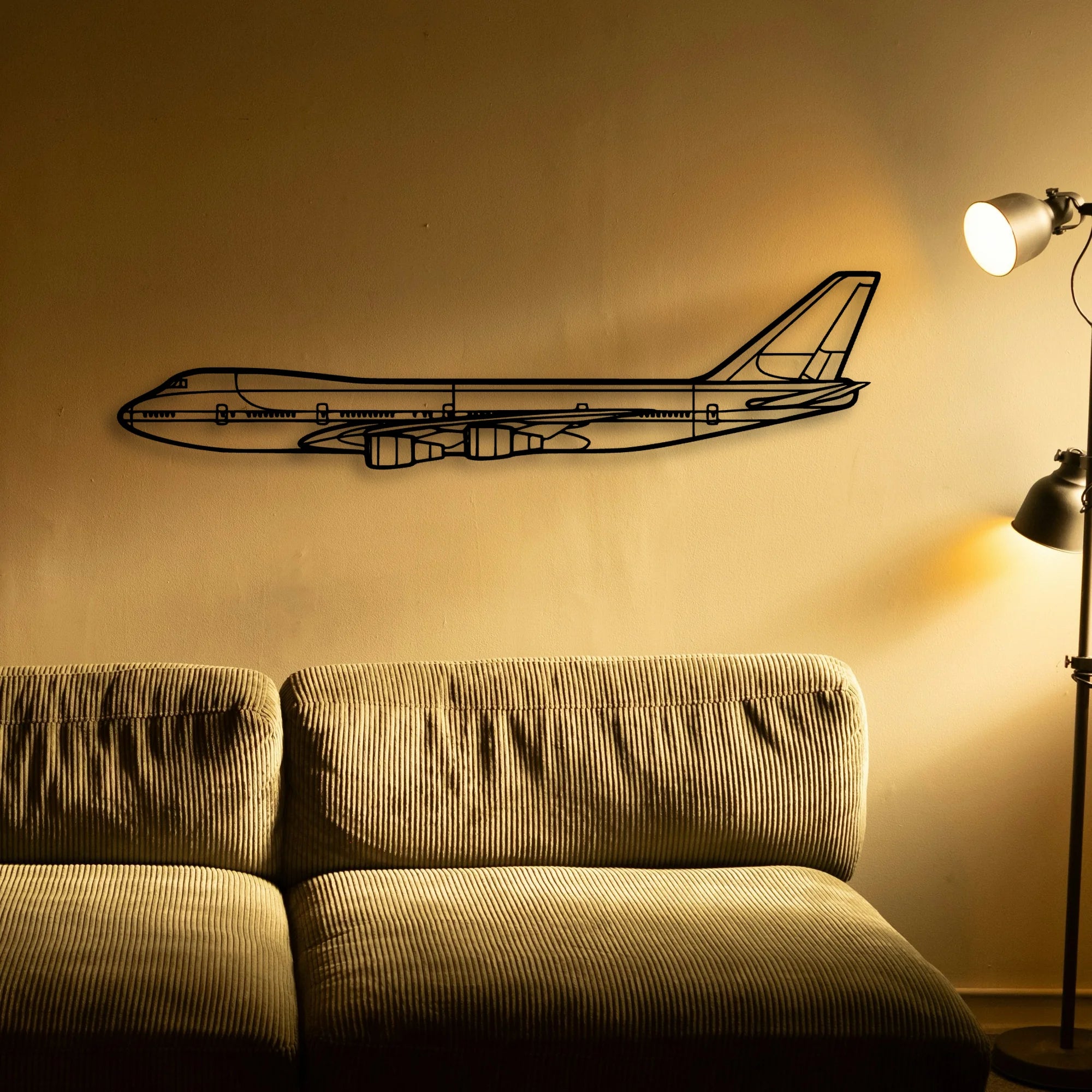 210L Centurion Classic Aircraft Silhouette Metal Wall Art - Tinvibe