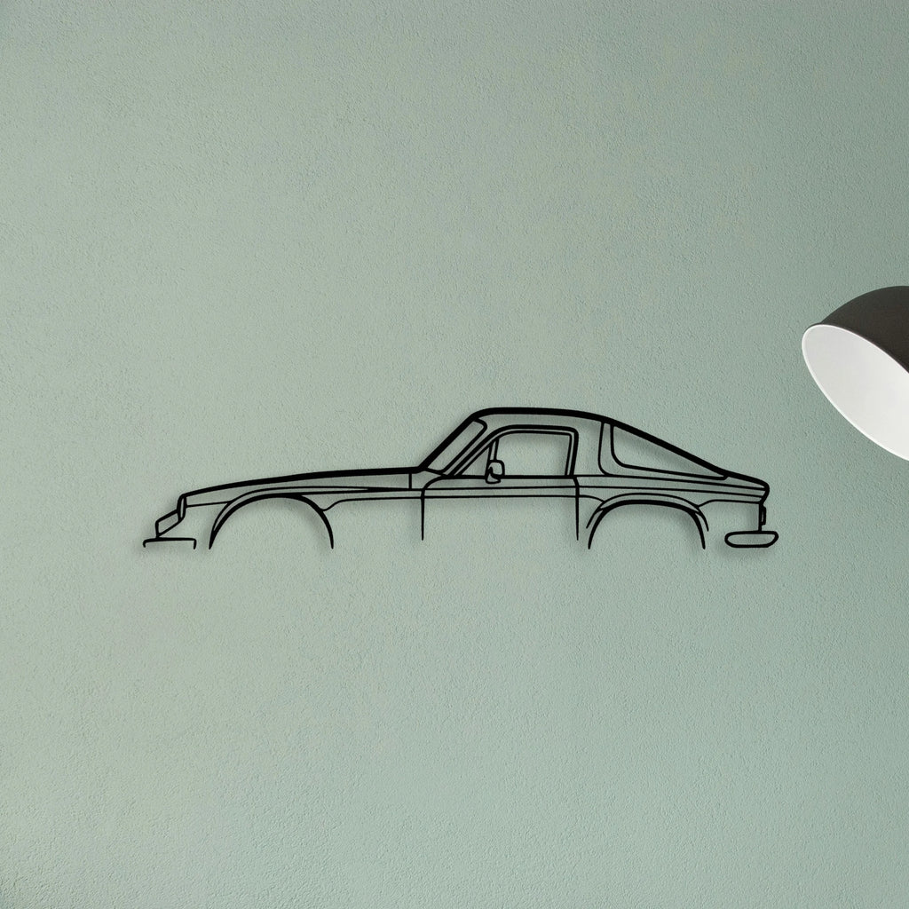 2500M 1974 Classic Silhouette Metal Wall Art - Tinvibe