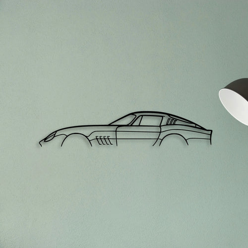 275 GTB 1966 Classic Silhouette Metal Wall Art - Tinvibe
