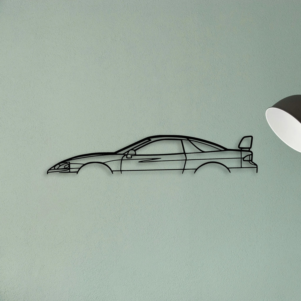 3000GT 1999 Classic Silhouette Metal Wall Art - Tinvibe