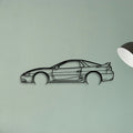 3000GT VR4 1998 Classic Silhouette Metal Wall Art - Tinvibe