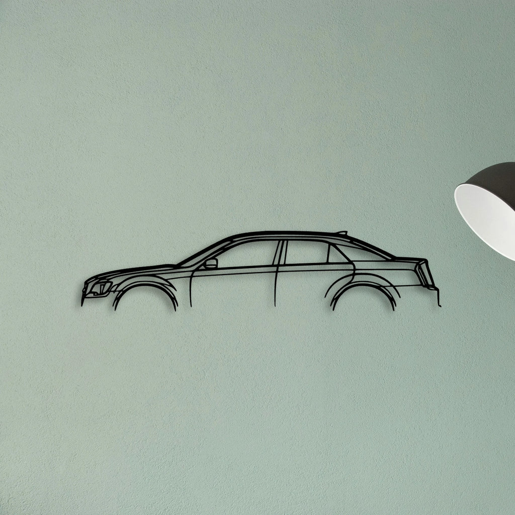 300 S 2016 Classic Silhouette Metal Wall Art - Tinvibe