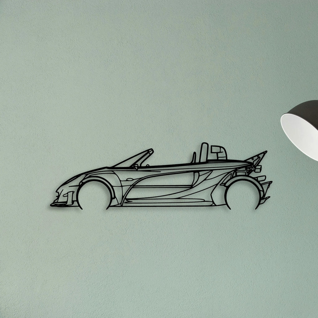 340R 2002 Classic Silhouette Metal Wall Art - Tinvibe