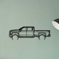 3500 High Country 2022 Classic Silhouette Metal Wall Art - Tinvibe