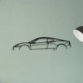 360 Modena Classic Silhouette Metal Wall Art - Tinvibe