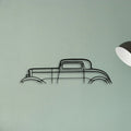3 Window 1932 Classic Silhouette Metal Wall Art - Tinvibe
