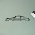 442 1987 Classic Silhouette Metal Wall Art - Tinvibe
