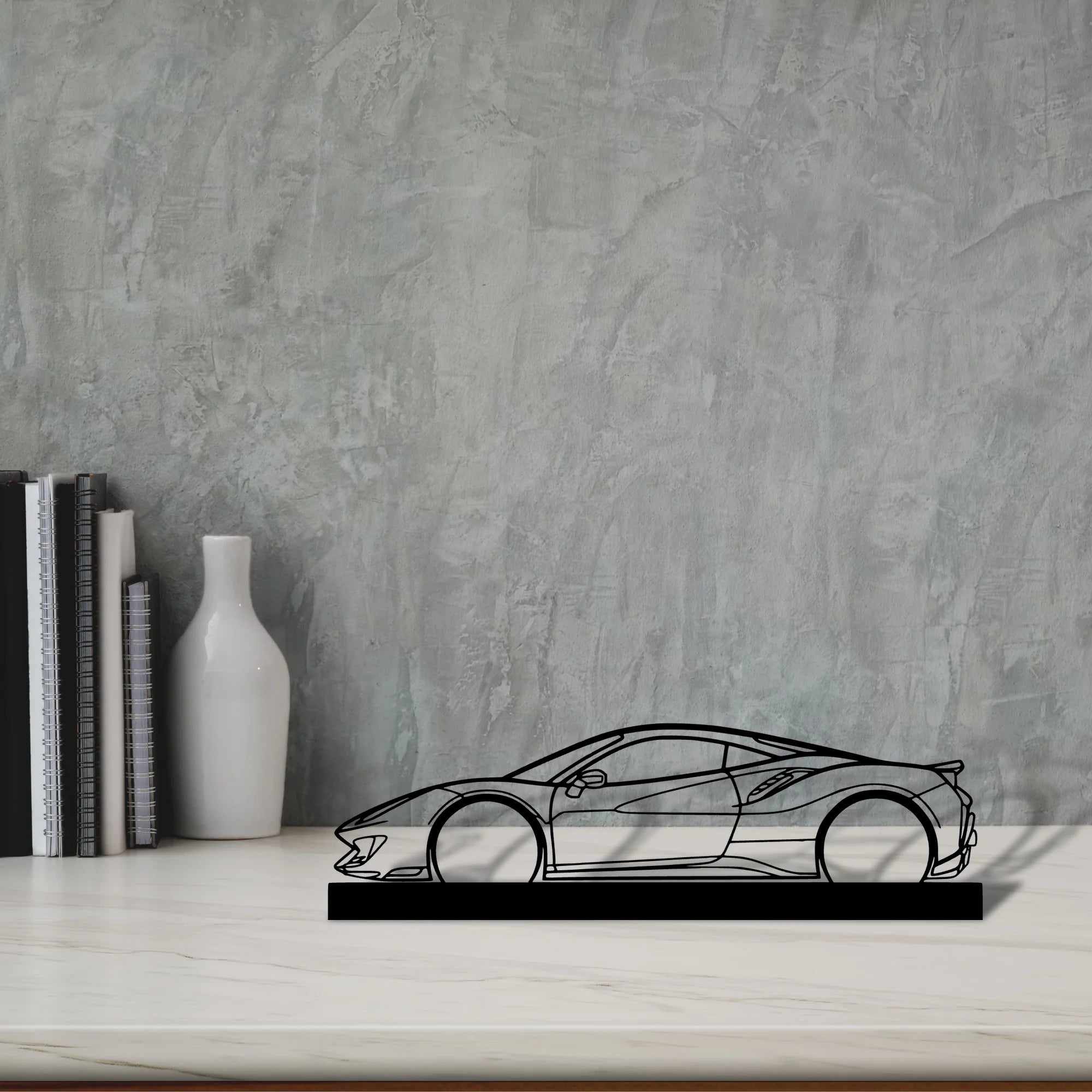 488-pista Silhouette Metal Art Stand - Tinvibe