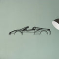 488 Spider Classic Silhouette Metal Wall Art - Tinvibe