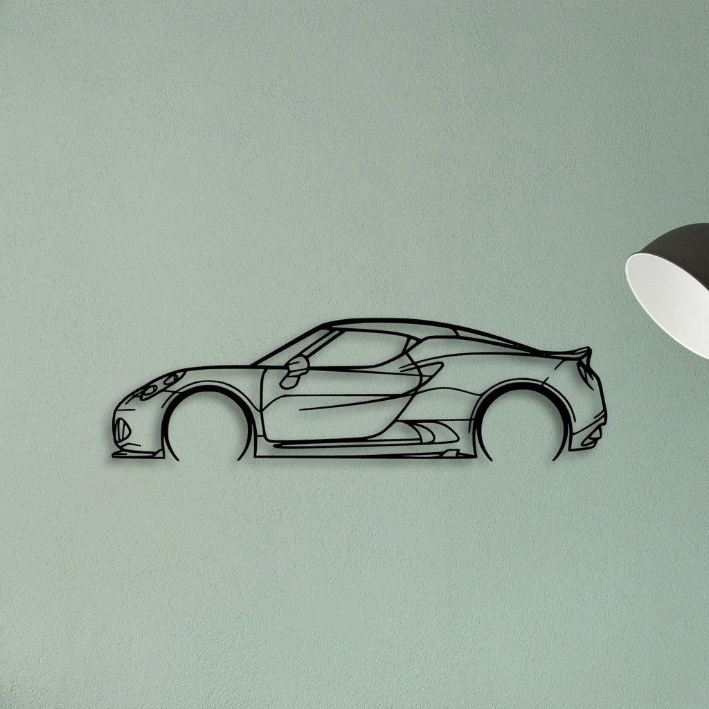 4C Classic Silhouette Metal Wall Art - Tinvibe