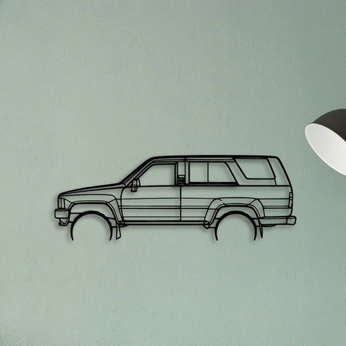 4Runner 1989 Classic Silhouette Metal Wall Art - Tinvibe