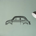500 1971 Classic Silhouette Metal Wall Art - Tinvibe