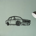 510 1973 Angle Classic Silhouette Metal Wall Art - Tinvibe