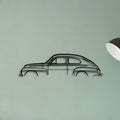 544 Classic Silhouette Metal Wall Art - Tinvibe