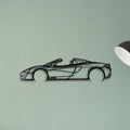 570S Convertible Classic Silhouette Metal Wall Art - Tinvibe