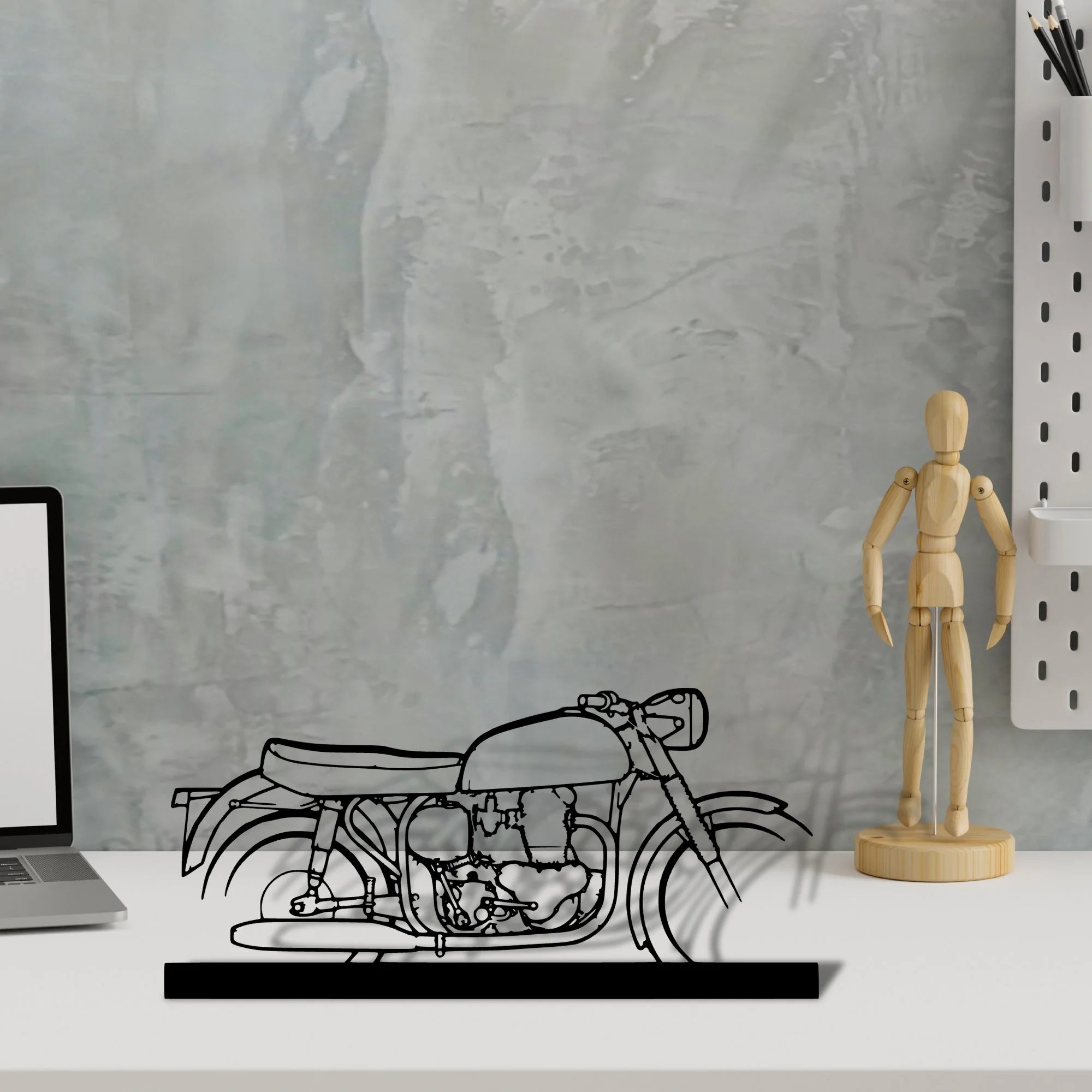 600-1962 Silhouette Metal Art Stand - Tinvibe