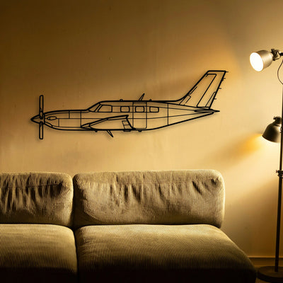 600M Sls Classic Aircraft Silhouette Metal Wall Art - Tinvibe