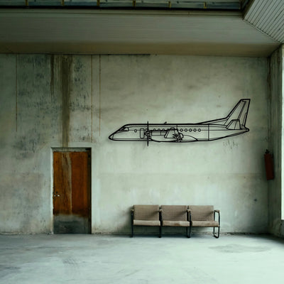 777F Classic Aircraft Silhouette Metal Wall Art - Tinvibe