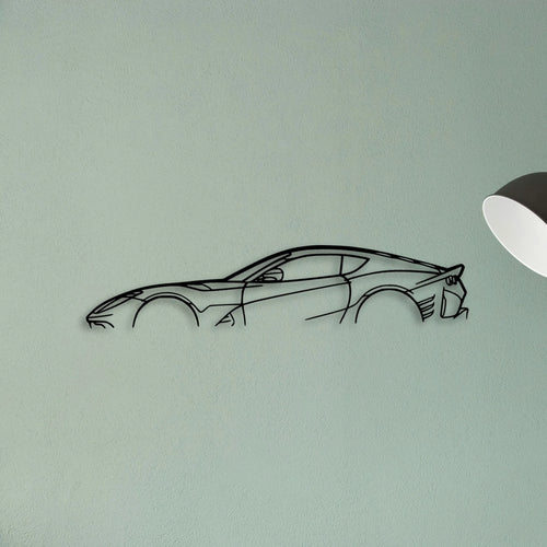 812 Competizione Classic Silhouette Metal Wall Art - Tinvibe