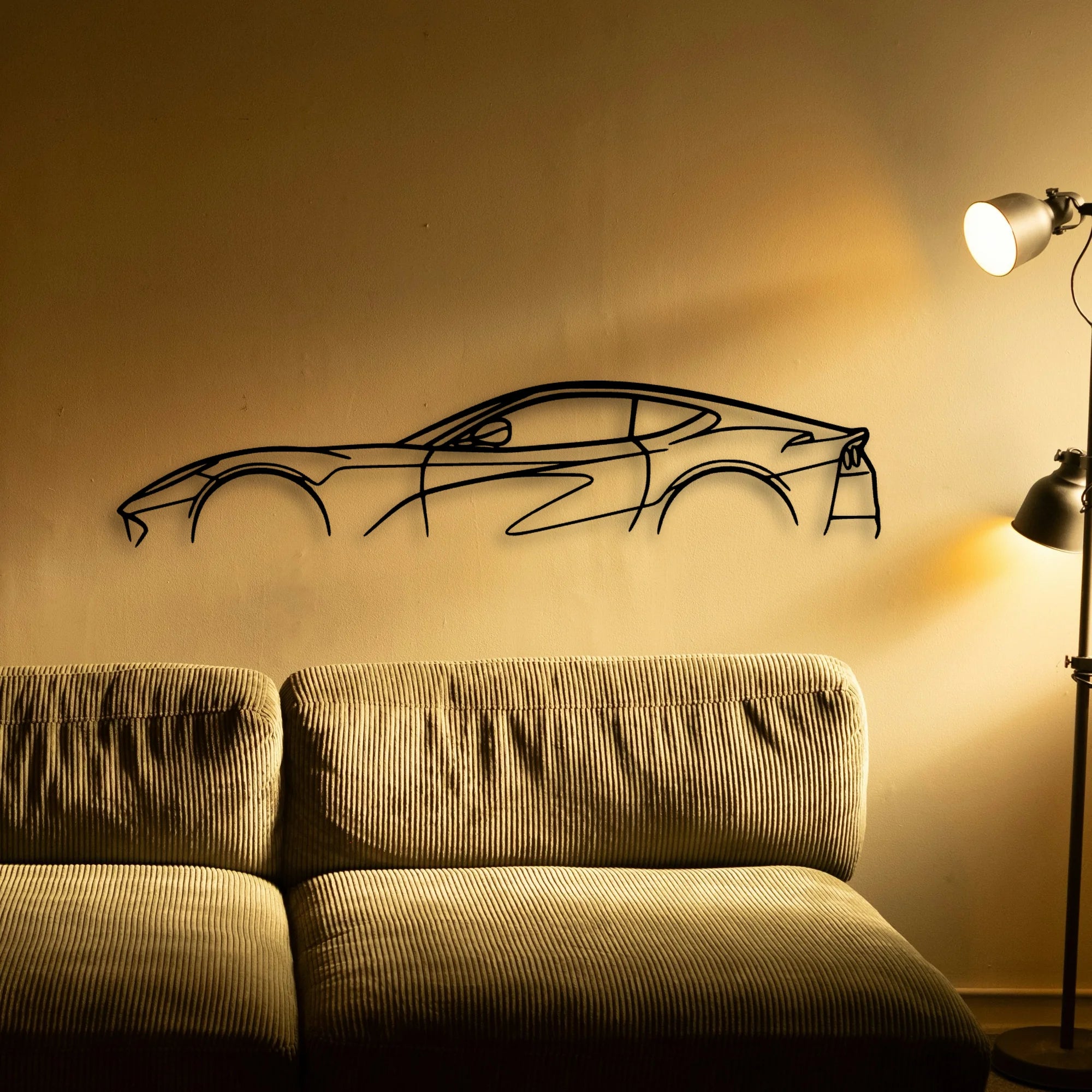 812 Superfast Classic Silhouette Metal Wall Art - Tinvibe