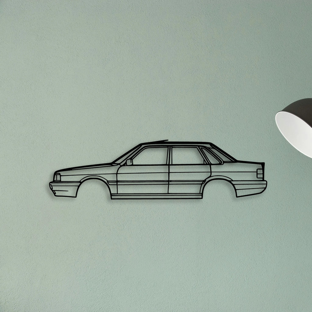 90 TYP 85 1986 Classic Silhouette Metal Wall Art - Tinvibe
