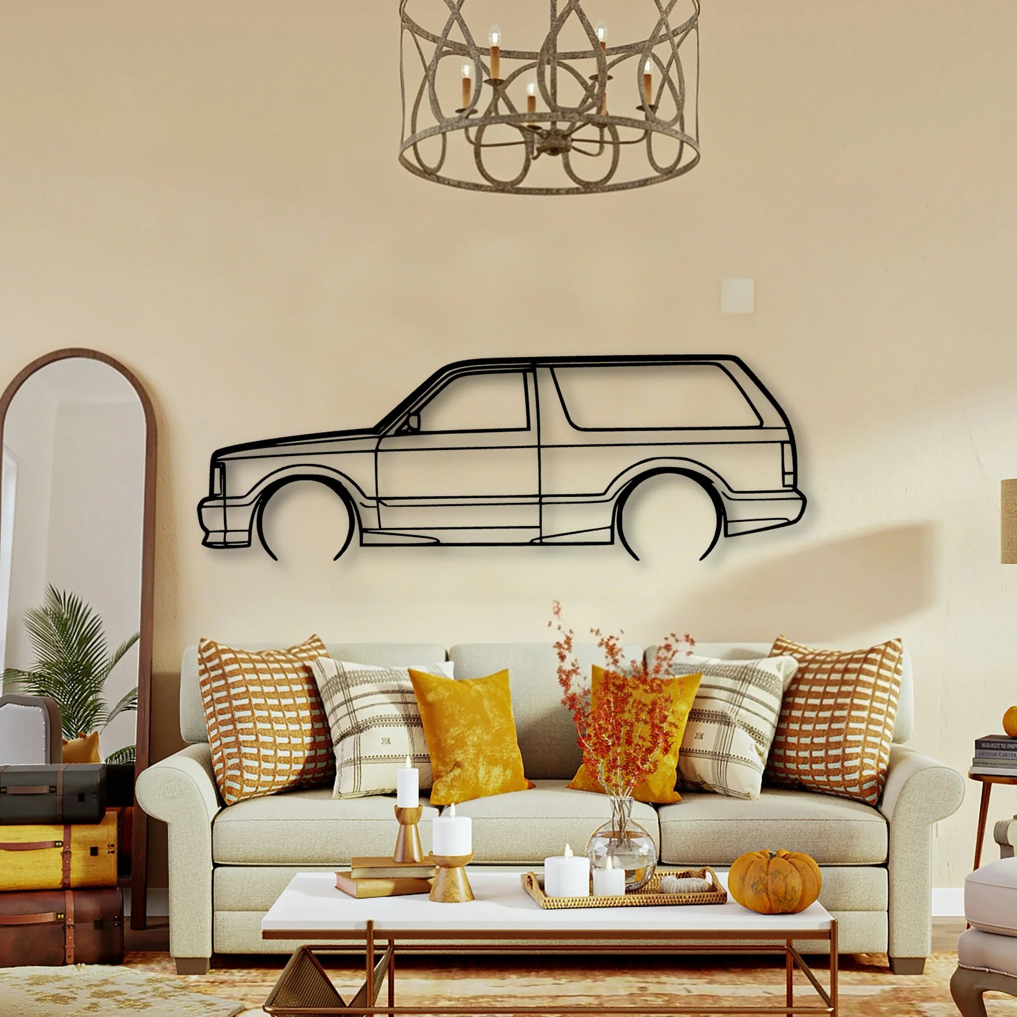 93 TYP 2 Classic Silhouette Metal Wall Art - Tinvibe