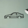 AE86 Classic Silhouette Metal Wall Art - Tinvibe