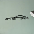 AMG GT 2018 Classic Silhouette Metal Wall Art - Tinvibe