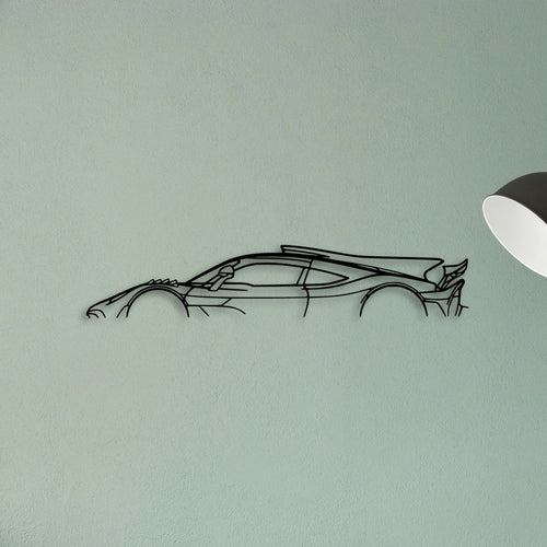 AMG ONE Classic Silhouette Metal Wall Art - Tinvibe