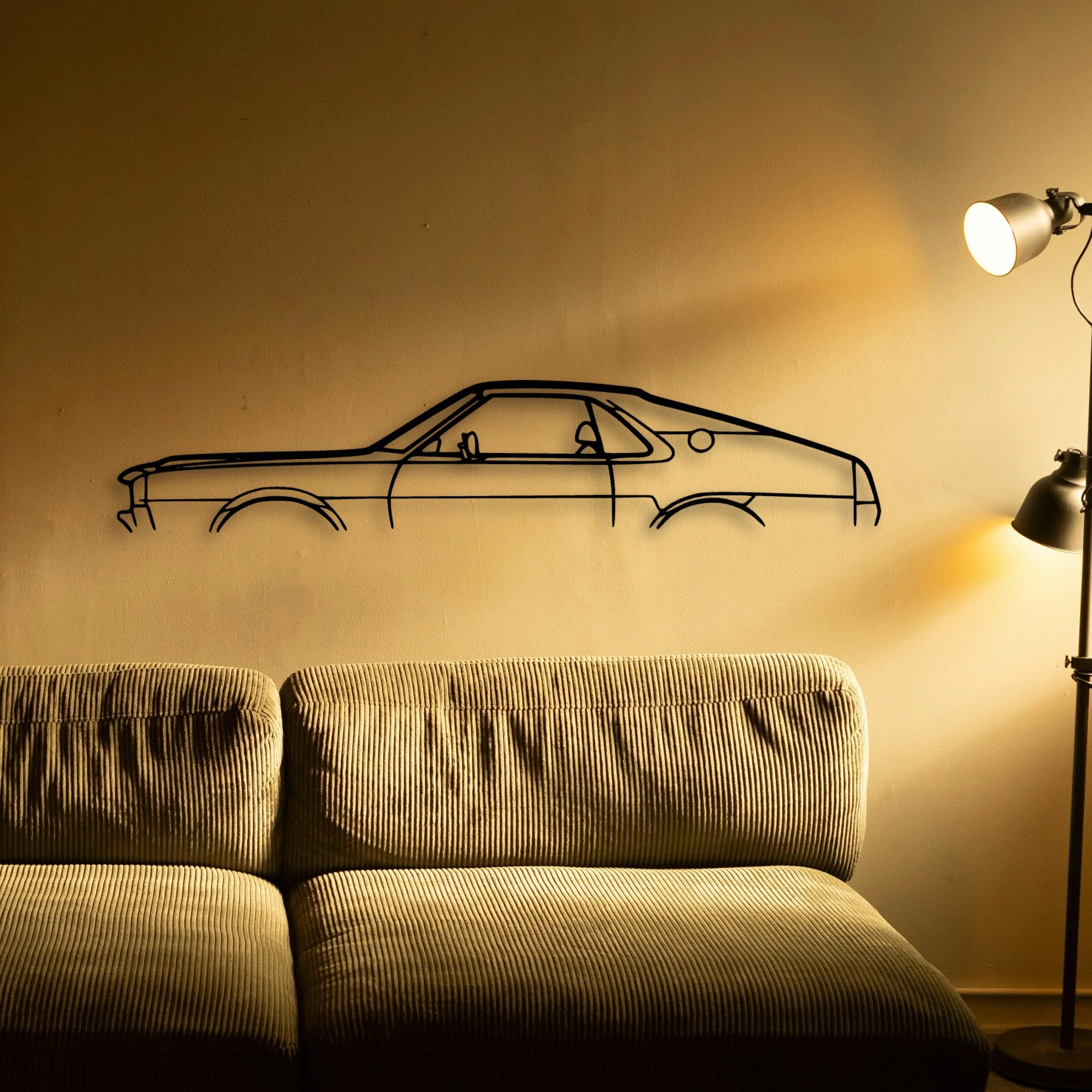 AMX 1970 Classic Silhouette Metal Wall Art - Tinvibe