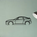 Alfa SZ 1991 Classic Silhouette Metal Wall Art - Tinvibe