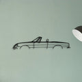 Alfa Spider 1979 Classic Silhouette Metal Wall Art - Tinvibe