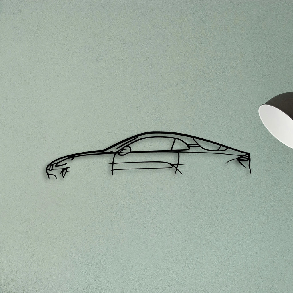 Alpine A110 Classic Silhouette Metal Wall Art - Tinvibe
