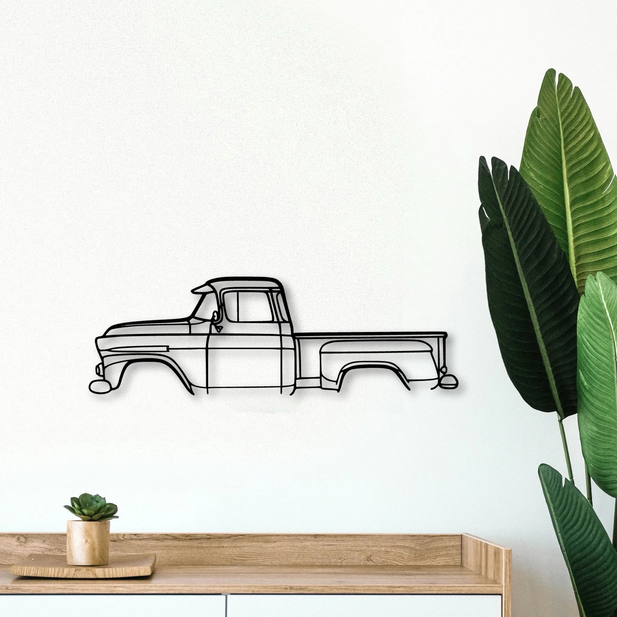 Apache 31 Classic Silhouette Metal Wall Art - Tinvibe