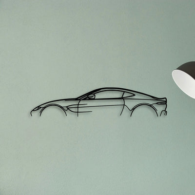 Aston Vantage 2020 Classic Silhouette Metal Wall Art - Tinvibe