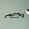 Aston Vulcan Classic Silhouette Metal Wall Art - Tinvibe