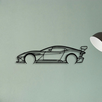 Aston Vulcan Classic Silhouette Metal Wall Art - Tinvibe