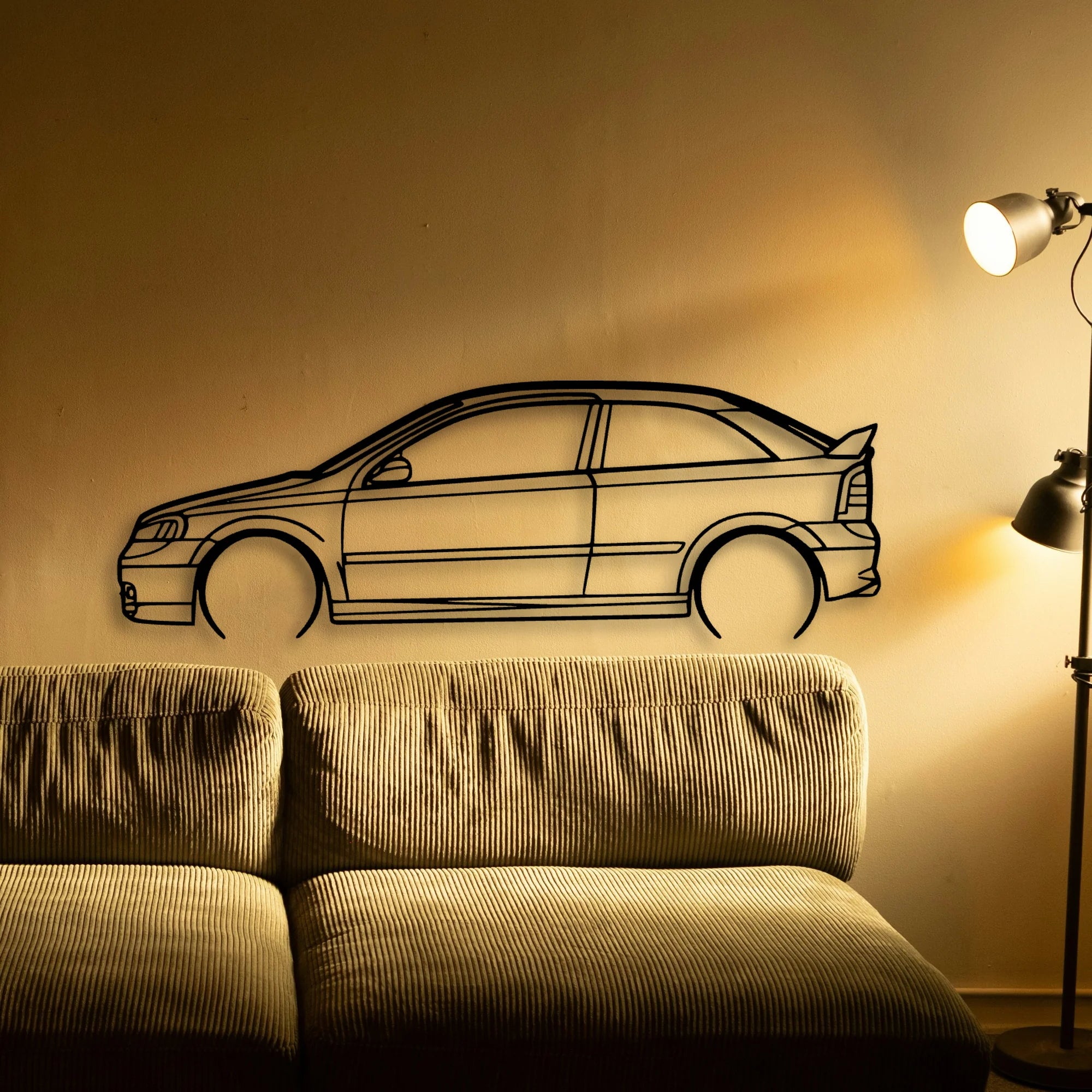 Astra 2000 Classic Silhouette Metal Wall Art - Tinvibe