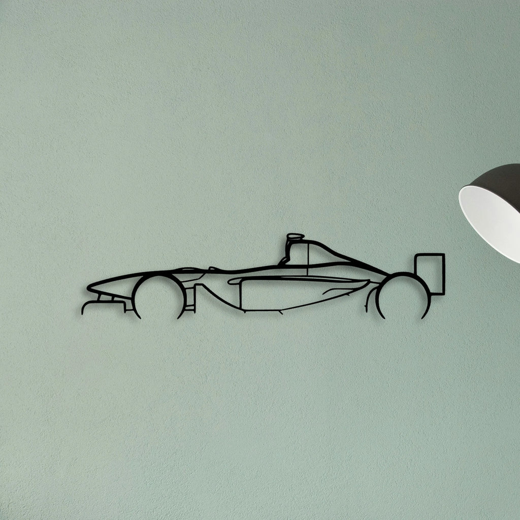 B02 50 2002 Classic Silhouette Metal Wall Art - Tinvibe