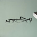 B02 50 2002 Classic Silhouette Metal Wall Art - Tinvibe