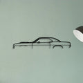 Barracuda 1970 Classic Silhouette Metal Wall Art - Tinvibe