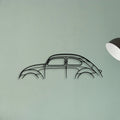 Beetle Classic Silhouette Metal Wall Art - Tinvibe