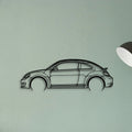Beetle 2013 Classic Silhouette Metal Wall Art - Tinvibe
