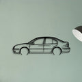 Bora 1999 Classic Silhouette Metal Wall Art - Tinvibe