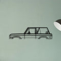 Bronco 1974 Classic Silhouette Metal Wall Art - Tinvibe