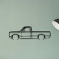 C 10 1971 2 Classic Silhouette Metal Wall Art - Tinvibe