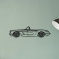 C1 1960 Classic Silhouette Metal Wall Art - Tinvibe